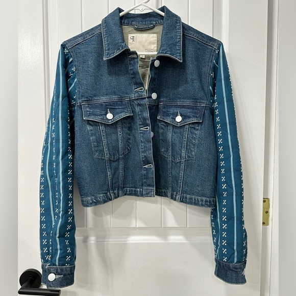 NWT Anthropologie Pilcro Quilted Denim Jacket - Picture 1 of 6